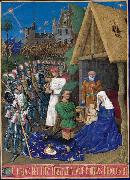 Jean Fouquet Jean Fouquet a represente le roi Charles VII en roi mage oil painting picture wholesale
